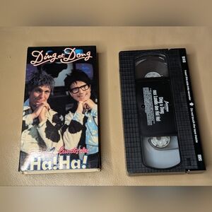 Ding et Dong aux lundis des Ha!Ha! VHS (1992) - NTSC - French - G/VG (Tested)